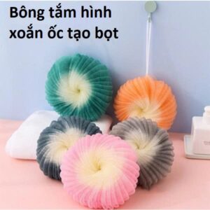 Bông tắm hình xoắn ốc tạo bọt