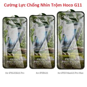 Cường Lực Chống Nhìn Trộm Hoco G11 iphone (XR/11) Xài Chung