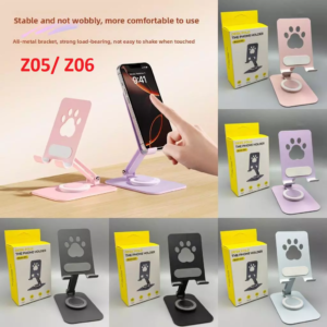 Giá đỡ điện thoại nhôm xoay 360 độ lớn Z05/ Z06. KTH