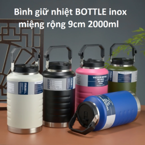 Bình giữ nhiệt BOTTLE inox miệng rộng 9cm 2000ml