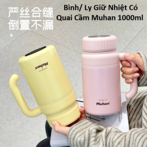 Bình/ Ly Giữ Nhiệt Có Quai Cầm Muhan 1000mal