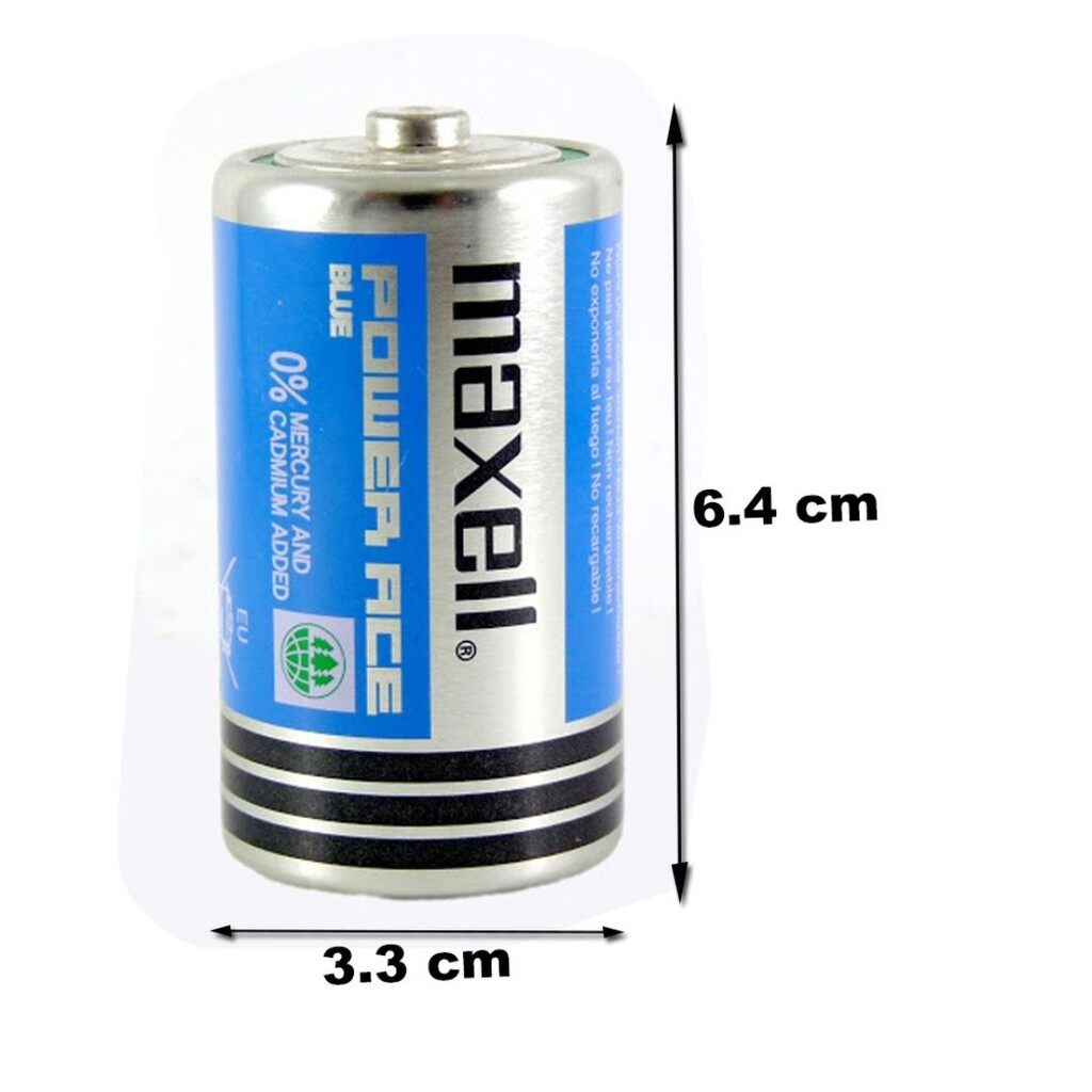 1Box) Maxell Super Power Ace Size C & D Battery / Bateri Maxell Saiz C & D (C - 20Pcs / D - 24Pcs) - 100% Original | Lazada