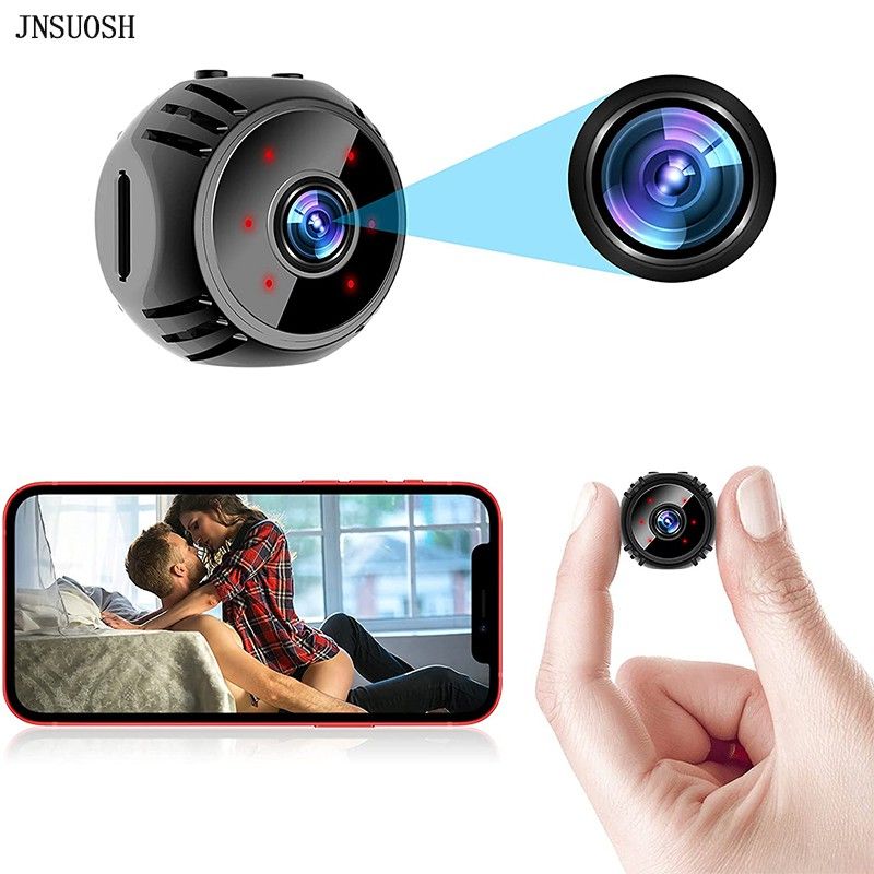 Camera mini wifi an ninh W8 FullHD 1080P xem từ xa trên điện thoại, có hồng ngoại quay ban đêm