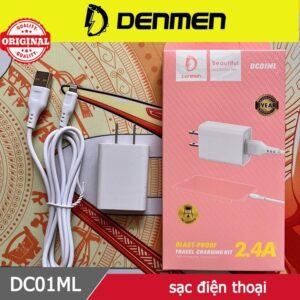 Bộ sạc 2.4A DENMEN DC01ML lightning///K