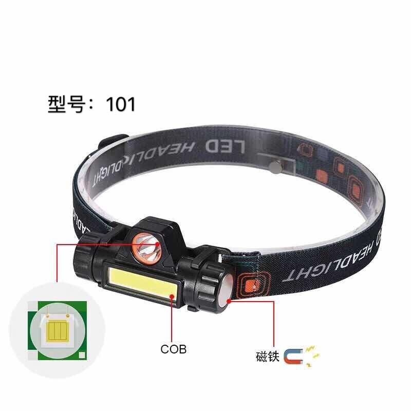 Đèn pin đội đầu 2 bóng 101 siêu sáng - Linh Kiện Mậu Nguyên