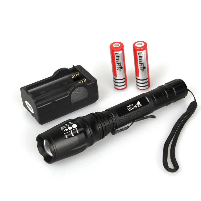 Đèn pin siêu sáng Ultrafire X7 siêu zoom, dùng 2 pin sạc Lithium cao cấp –  (mã DP07) | Hàng Tốt Giá Gốc