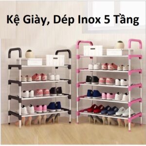 Kệ Giày, Dép Inox 5 Tầng