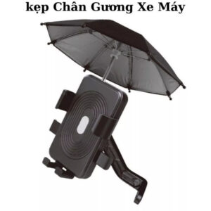 Kẹp Điện Thoại Chân Gương Xe Máy S506 (Có Dù)