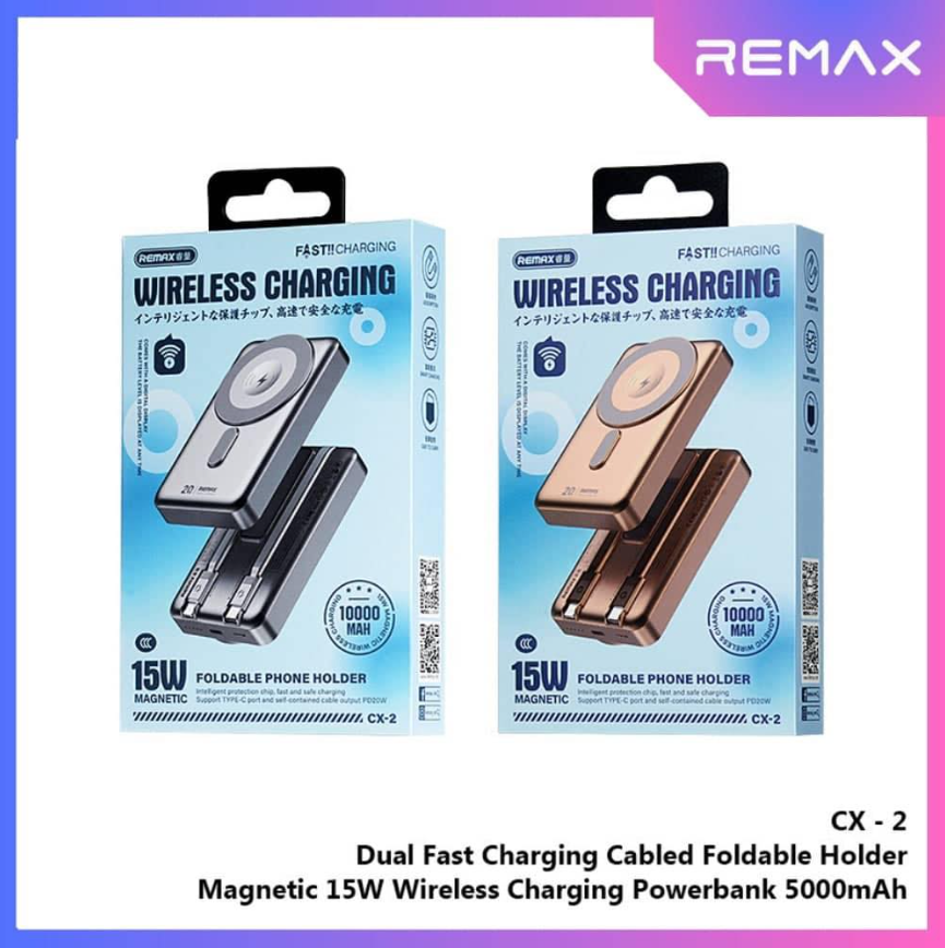 Shop Remax 10000mAh Foldable Magnetic Wireless Charging Power Bank (PD 22.5W + MagSafe 15W) | i-Tel Group