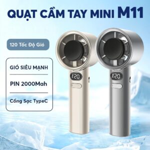 Quạt Cầm Tay Tích Điện M11