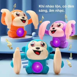 Khỉ Cầm Chuối Nhào Lộn Có Đèn