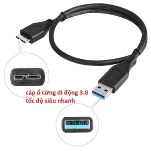 Dây cáp USB 3.0 Cho ổ Cứng Di Động HDD