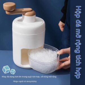 Máy xay bào đá tuyết mịn quay tay mini