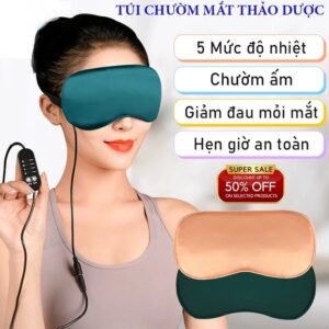Túi chườm nóng lạnh massage mắt thảo dược bằng điện