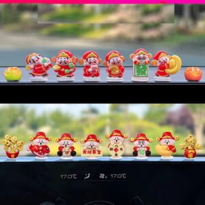 Set Mô Hình Tượng 3 Ông Thần Tài Mini. (Cô.ng)
