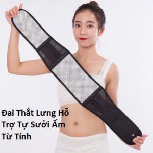 Đai Thắt Lưng Hỗ Trợ Tự Sưởi Ấm Từ Tính. VT