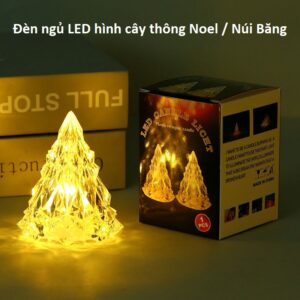 Đèn ngủ LED hình cây thông Noel / Núi Băng///HB///P