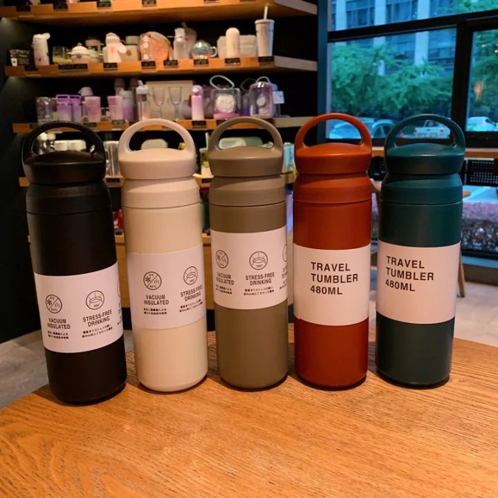Bình giữ nhiệt TRAVEL TUMBLER 500ml có móc treo sành điệu -bình nước giữ  nhiệt - binh giư nhiet inox - ly giu nhiet inox - | Lazada.vn