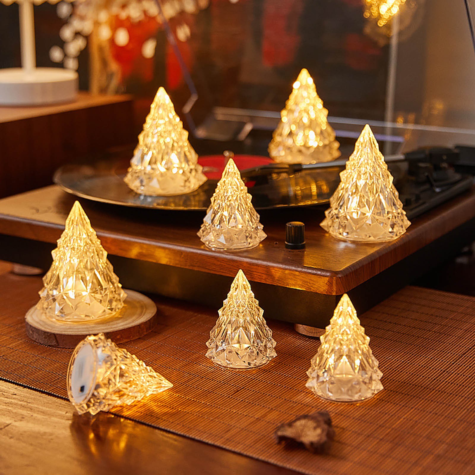 Yhmxh Led Lights for Bedroom-Night Light Motion Sensor Light Indoor Christmas Decoration Iceberg Night Light Bedroom Bedside Light Iceberg shaped lamp
