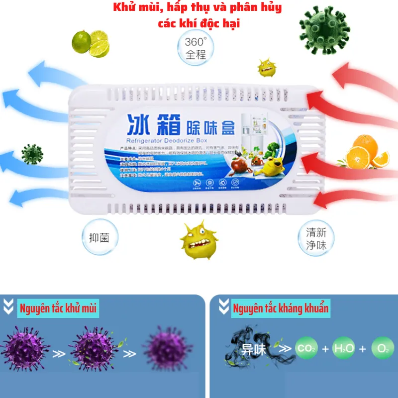 Hộp khử mùi tủ lạnh (loại rẻ) 25