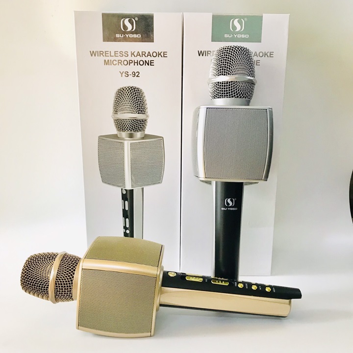 Micro Karaoke Bluetooth SU-YOSD YS-92 màu Vàng - Hàng nhập khẩu ...