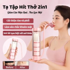 Tạ Tập Hít Thở Thu Gọn Mặt, Tăng Dung Tích Phổi, Cải Thiện Nhịp Thở