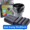 Bọc 3 Cuộn 500g túi rác đen