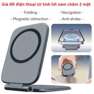 Giá đỡ điện thoại từ tính hít nam châm 2 mặt