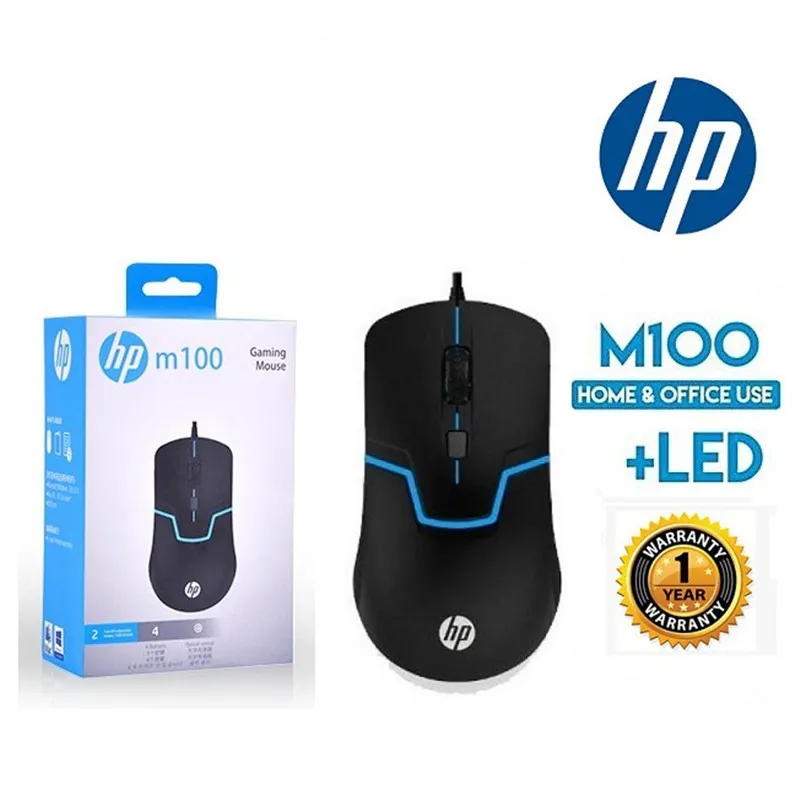 Chuột vi tính Hp M100 có led chơi game, văn phòng siêu bền -HÀNG CHÍNH HÃNG  | Lazada Việt Nam