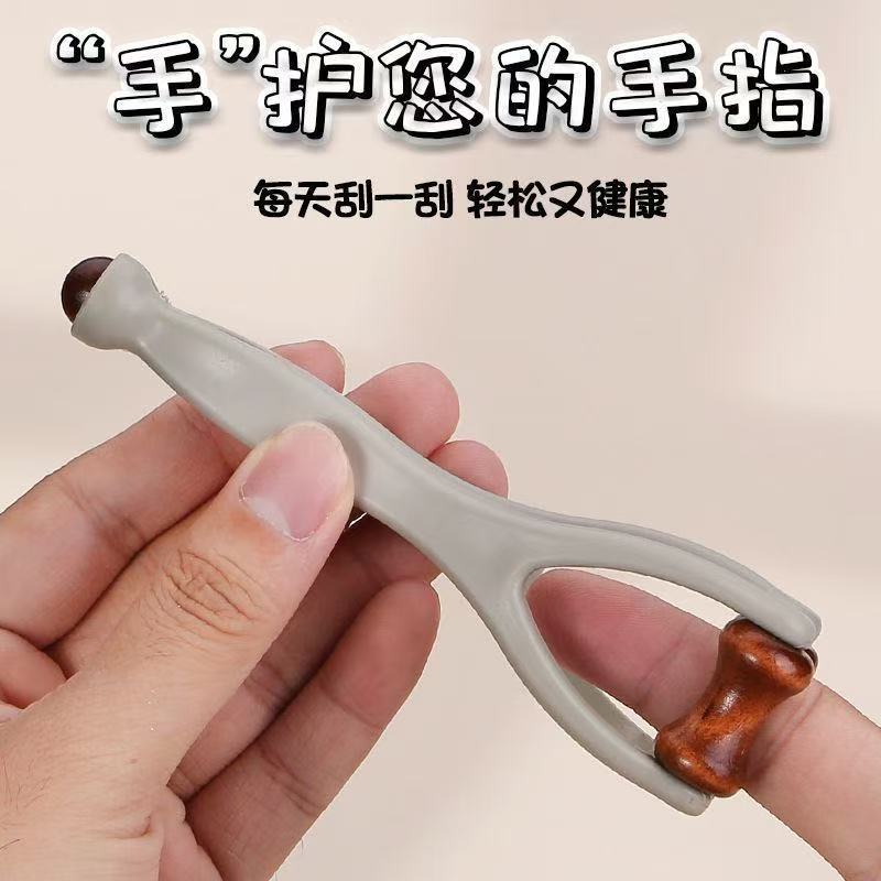Dụng cụ massage ngón tay bằng gỗ