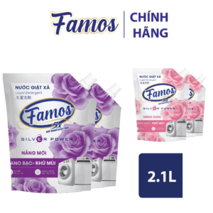 Nước Giặt Xả 2in1 Famos Túi 2.1 Lít