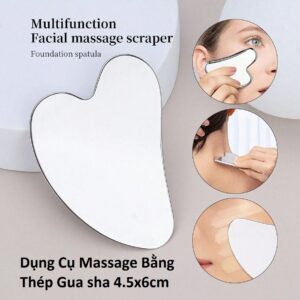 Dụng Cụ Massage Bằng Thép Gua sha 4.5x6cm