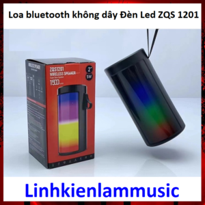 Loa bluetooth không dây mini Đèn Led ZQS 1201