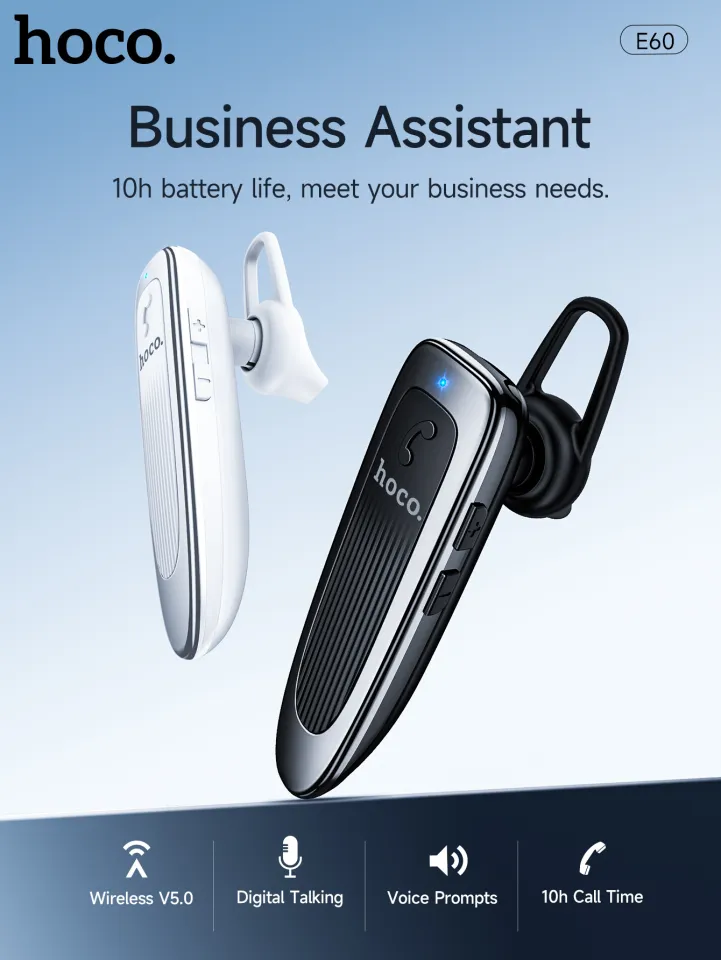 HOCO Tai Nghe Nhét Tai Không Dây E60 Chính Hãng Tai Nghe Bluetooth 5.0 Có  Micro Thông Dụng | Lazada Việt Nam