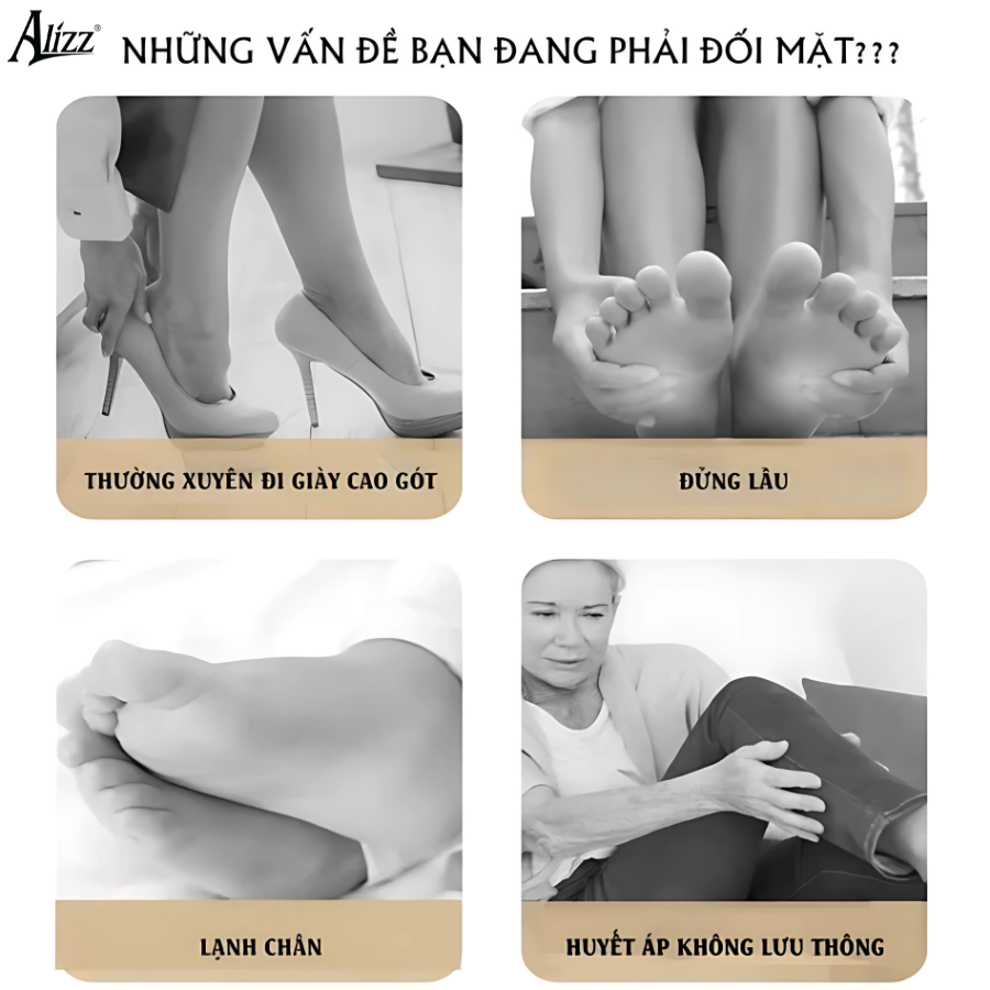 Thảm Massage Xung Điện ALIZZ AL-14044 Trị Liệu Bàn Chân Thông Minh