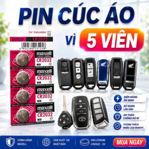 Pin Cmos 2032 Maxell và PIN CMOS 2032 (loại rẻ)