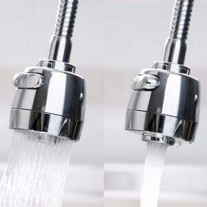 Đầu Vòi Xịt Nước Tăng Áp inox Xoay 360 Độ CÓ 2 CHẾ ĐỘ.HDDT