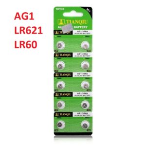 Pin (AG1/ LR621/ LR60/ 364) Xài Cho đồng Hồ đeo Tay (vỉ 10 Viên)