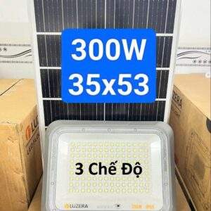 Đèn Pha Mắt Ngọc LUZERA 300W 3 Chế Độ Màu Năng Lượng Mặt Trời (Hàng Đặt Trong Ngày)