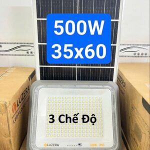 Đèn Pha Mắt Ngọc LUZERA 500W 3 Chế Độ Màu Năng Lượng Mặt Trời (Hàng Đặt Trong Ngày)