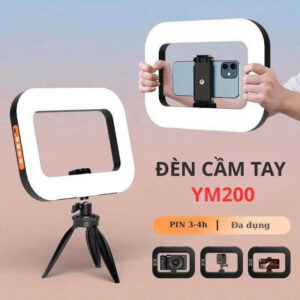 Đèn Livestream Chụp Ảnh Cầm Tay YM200 Vuông. KTH