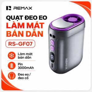 Quạt đeo thắt lưng, kẹp áo Remax RS-GF07