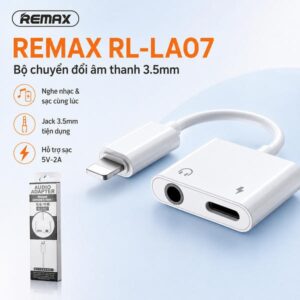 Cáp chuyển Remax RL-LA07 Lightning ra (3.5+Lightning cái)