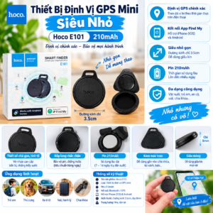 Thiết Bị Định Vị GPS Mini Siêu Nhỏ 210mAh Hoco E101. VN