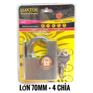 Ổ Khóa Luxtop Chống Cắt 70mm (7 Phân)