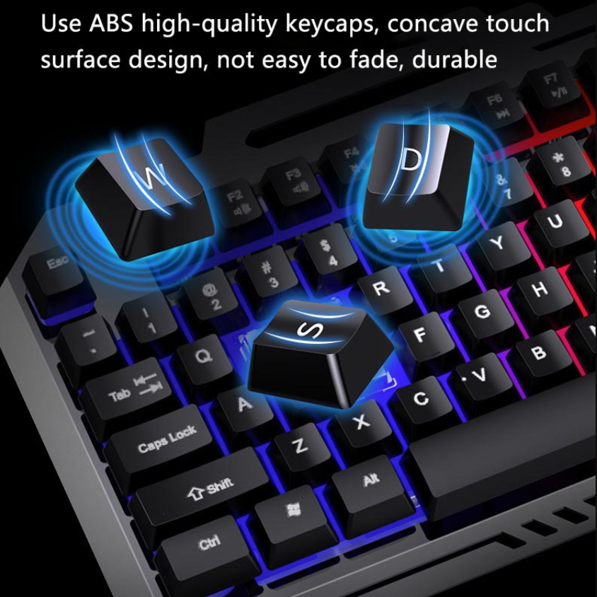 Teclado Para Juegos Fv-q307 Con Retroiluminación Y Soporte Para Teléfono Móvil,19 Teclas Sin Conflictos,Teclado Metálico Para Deportes Electrónicos - ...