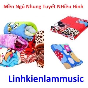 Mền Ngủ Nhung Tuyết Nhiều Hình 1M8 x 2M2
