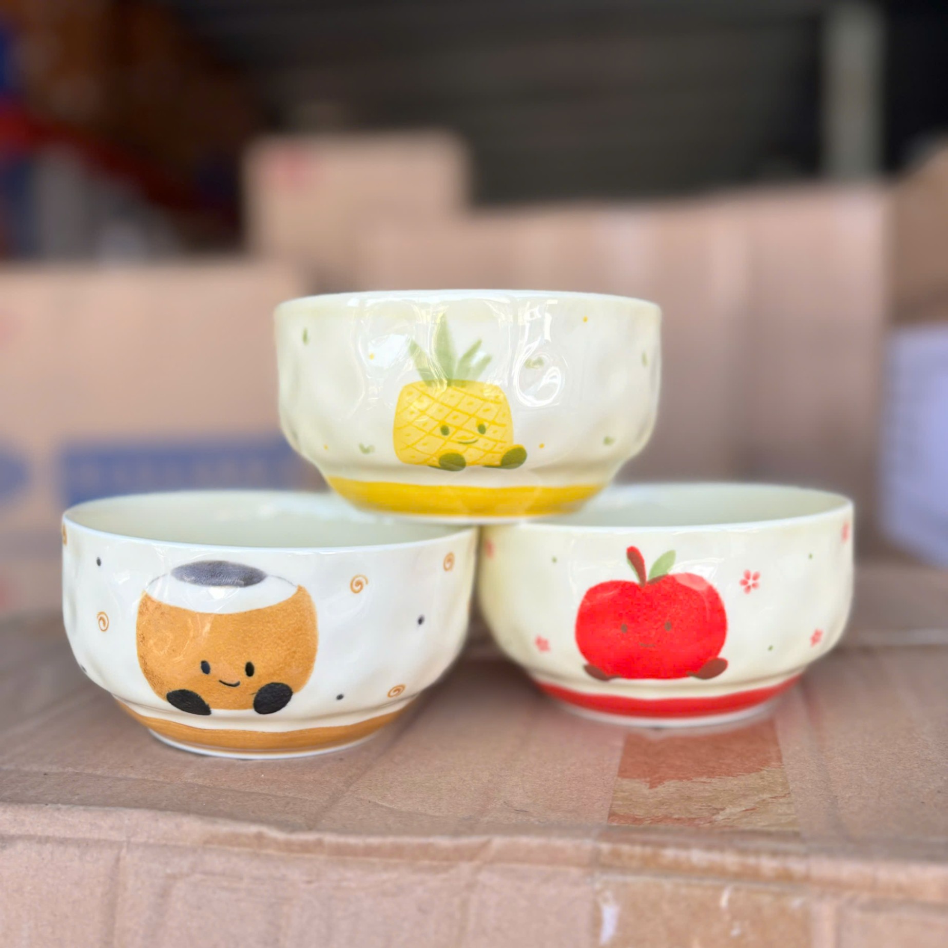 [120] Chén Sứ Trái Cây 3D 4.7inch SY18 (V+)