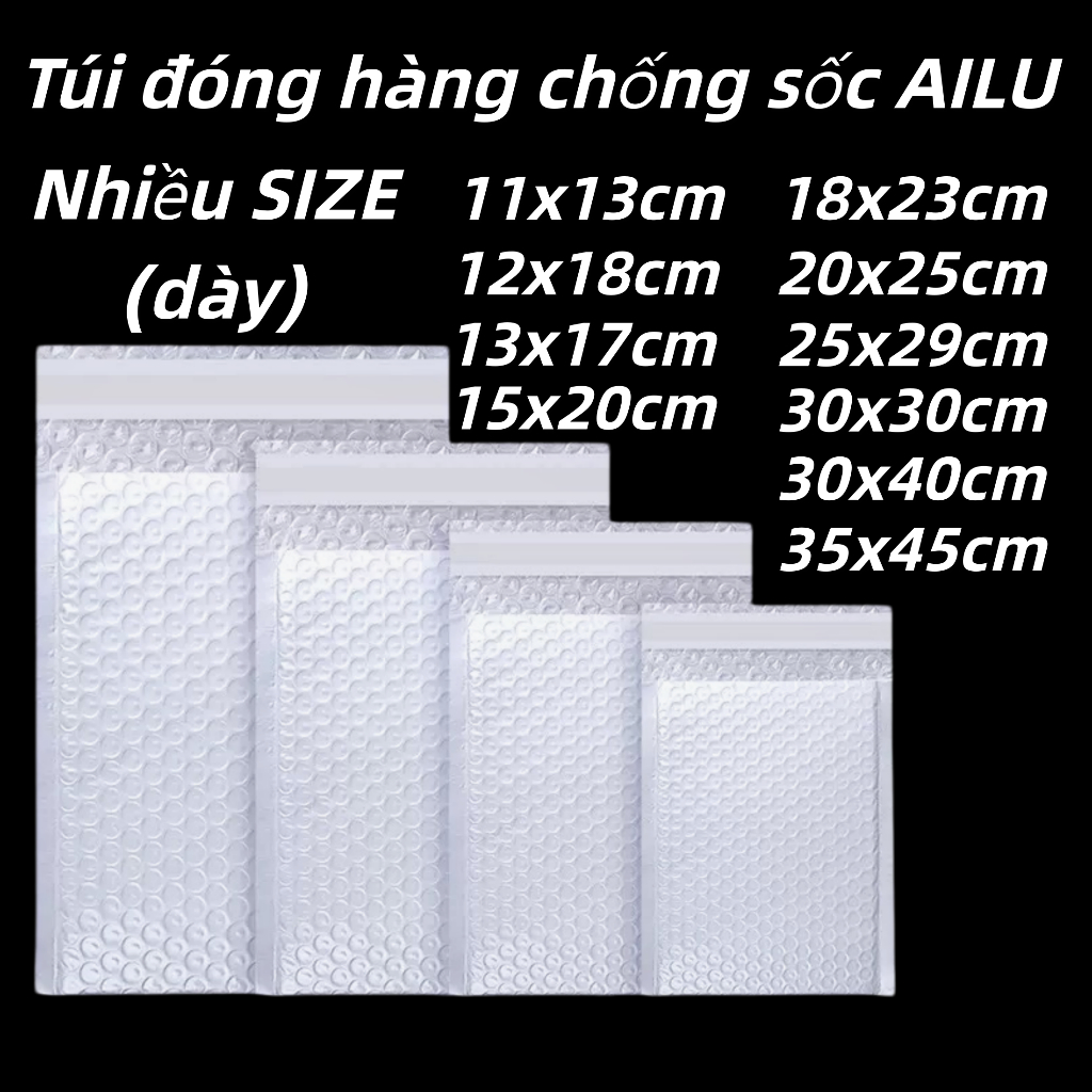 Túi chống sốc, túi xốp nổ, túi xốp khí, túi bóng khí nhiều size túi đóng hàng chống sốc loại dày | Shopee Việt Nam