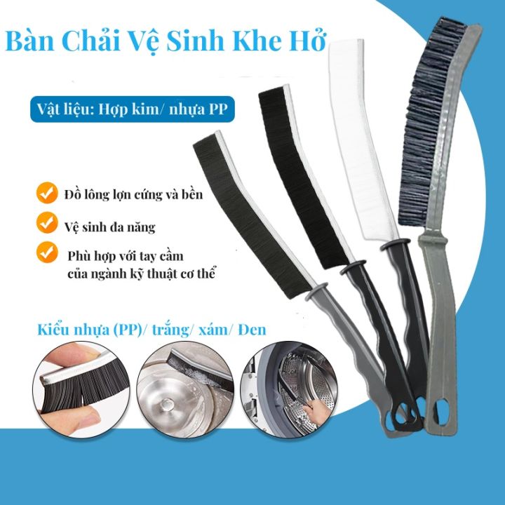 Bàn chải vệ sinh khe hở góc chết đa năngbàn chải nhà bếp cán dài minikhe hẹp-góc tường-góc-rãnh-cửa sổtiện lợi Lông Bàn Chải Nylon Bền Và Chống Biến Dạng Linh Hoạt Và